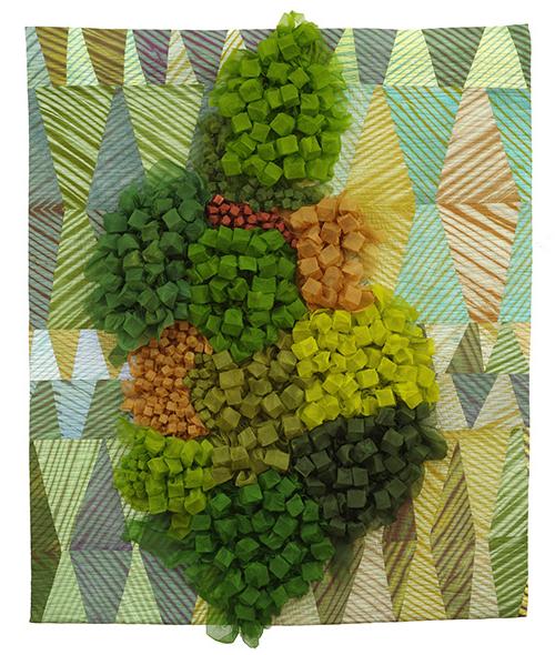 Growth 12, a work by fiber artist Mary Lou Alexander
        