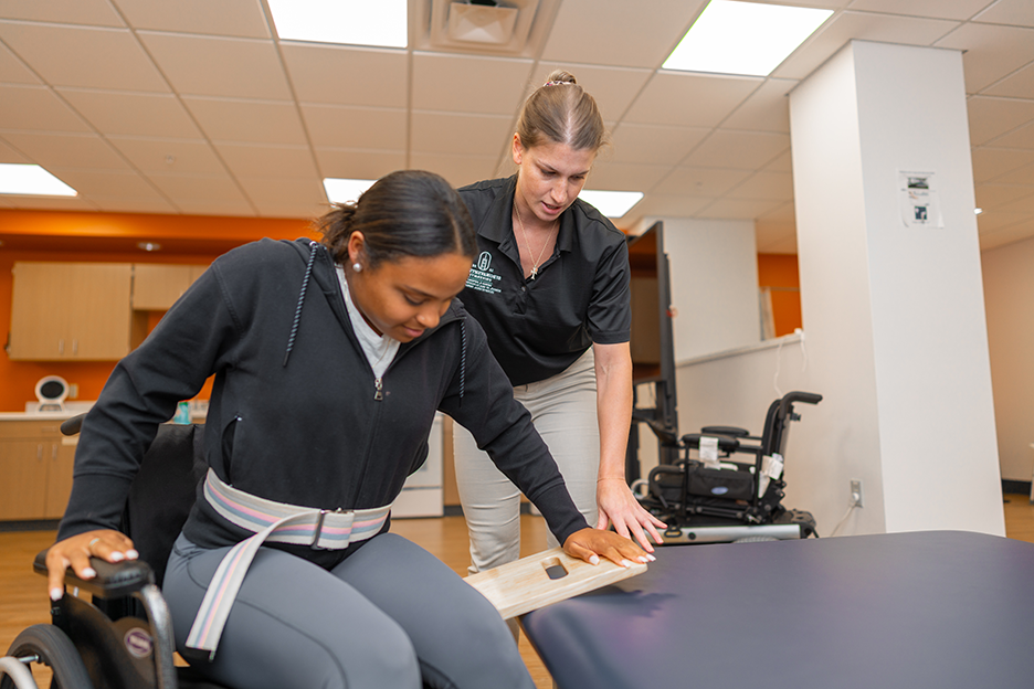 Occupational therapy students at SBU